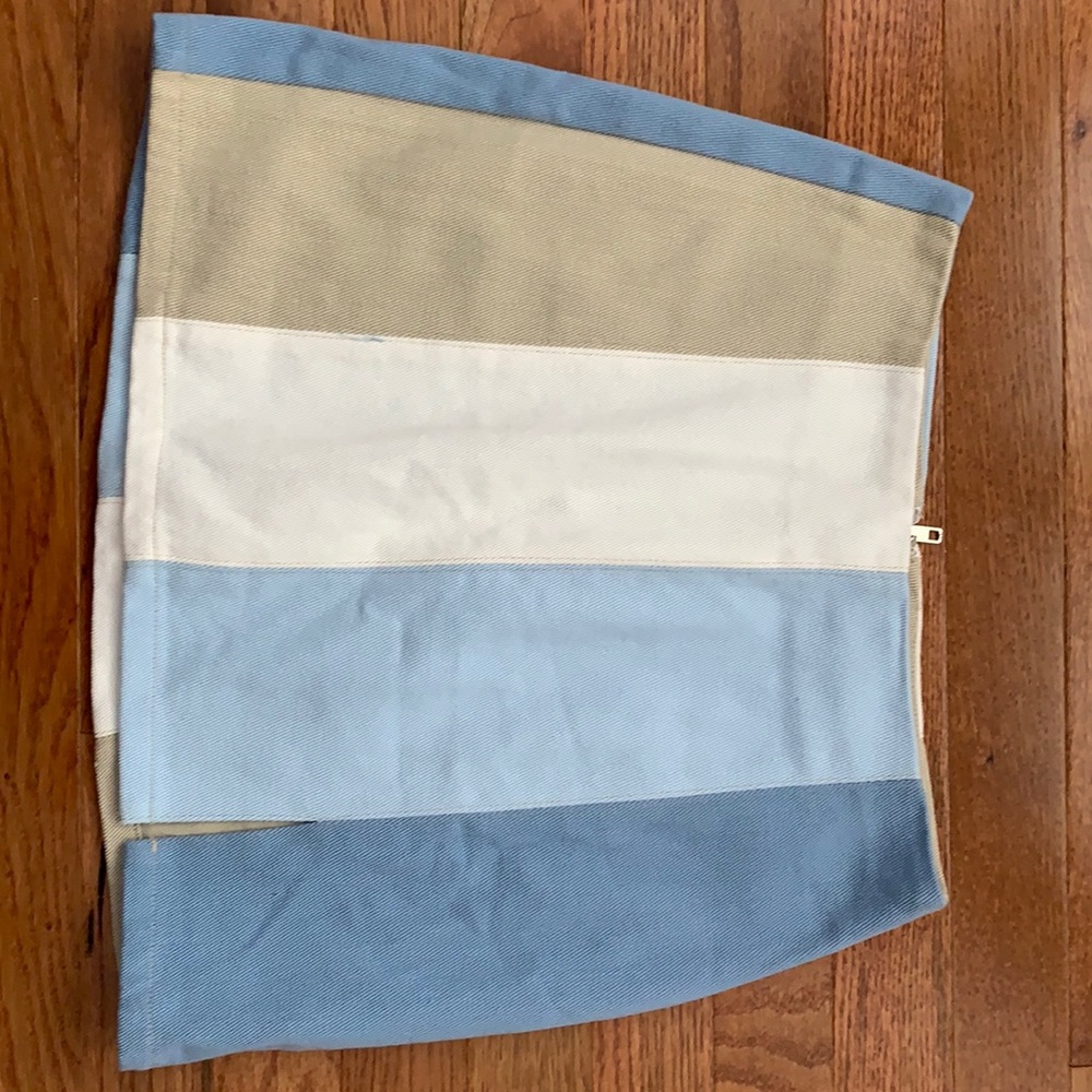 Altered state denim skirt